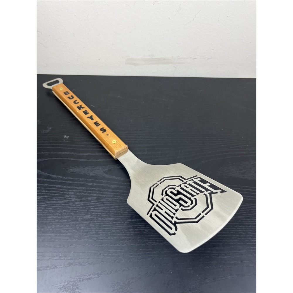 Ohio State Buckeyes Sportula Grill Spatula Bottle Opener Tailgate BBQ Fan